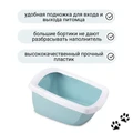 Туалет-лоток для кошек IMAC FUNNY с высокими бортами 62х49,5х33h см, антрацит 44180