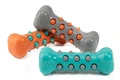 Игрушка для собак WOGY ONI Косточка с шипами и пищалкой 18,5 см 2024-4468
