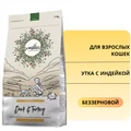 Беззерновой сухой корм CRAFTIA HARMONA для взрослых кошек из утки и индейки (HARMONA DUCK & TURKEY ADULT CAT) CRF5421687