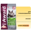 Сухой корм AWARD SPECIAL CARE для взрослых стерилизованных кошек для контроля веса со свежим мясом кролика Weight Control 2548931