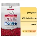 Сухой корм MONGE Daily Line для щенков мелких пород с курицей Mini Puppy Chicken 70004107