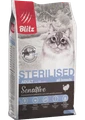 Сухой корм Blitz Sensitive для стерилизованных кошек с индейкой Sterilised Cats BCD05-2-00400