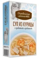 Пауч для кошек Деревенские лакомства Суп из курицы с креветкой и гребешком 4 шт х 35 гр 76051134