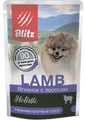Пауч Blitz Holistic для собак мелких пород кусочки с ягненком и лососем в соусе Lamb & Salmon Adult Dog Small Breeds in Gravy BDW11-1-00085