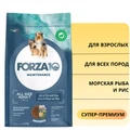 Сухой корм Forza10 Maintenance для взрослых собак всех пород, с морской рыбой и рисом Pesce E Riso 25/13 134012