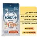 Сухой корм Forza10 MonoDiet для взрослых собак средних пород с кониной и горохом Adult Medium Cavallo e Piselli 110315