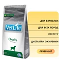 Сухой корм FARMINA VET LIFE OBESITY для собак диета при ожирении 4376/PVT020007S