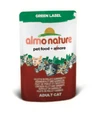 Пауч ALMO NATURE Green label Cat Chicken Fillet&Shrimps 75% мяса для взрослых кошек "Куриное филе и креветки" 23218