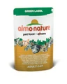 Пауч ALMO NATURE Green label CatTuna Chicken and Ham 75% мяса для взрослых кошек "филе тунца курицы и ветчина" 23219