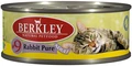 Консервы BERKLEY Adult Rabbit №9 для взрослых кошек с кроликом 75108/22034