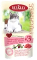 Пауч BERKLEY Fricassee Poultry Chicken Hearts with Berries для взрослых кошек №3 – птица с куриными сердечками и ягодами в желе 75272