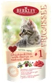 Пауч BERKLEY Fricassee Chicken Veal with Berries для котят №1 – цыпленок с телятиной и ягодами в желе 75270