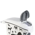 Контейнер для корма Curver PetLife  Собаки  черно-белый, на 6кг/15л, 23*50*36см 18596