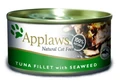 Консервы APPLAWS для взрослых кошек с филе тунца и морской капустой Cat Tuna Fillet/Seaweed 24333