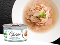 Консервы PETTRIC Cherie для кошек микс из желтоперого и полосатого тунца Flaked Yellowfin mix Skipjack Tuna Entrées in Gravy 7485