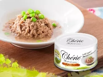 Консервы PETTRIC Cherie для кошек тунец с зеленой фасолью Little Farm by the Sea Tuna with green bean 9981 - фото 12093