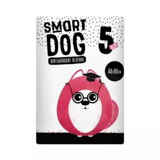 Пеленки впитывающие Smart Dog для домашних животных 60х90 19651 - фото 17428